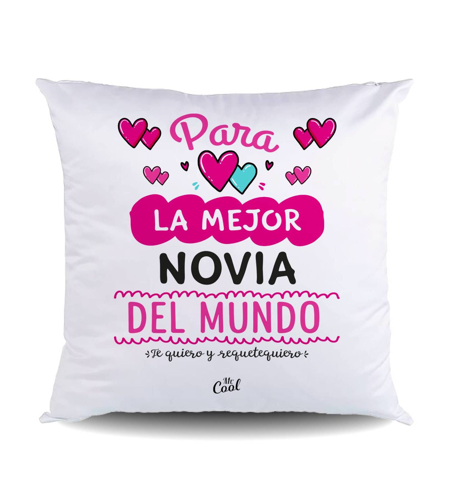 Cojin Parla Mejor Novia Del Mundo Te Quiero Y Requetequiero Violette